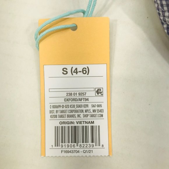 Kona Sol Women's Size Small 4-6 Gingham Cinch Front Bikini Swim Top MISSING PADS - Picture 4 of 11